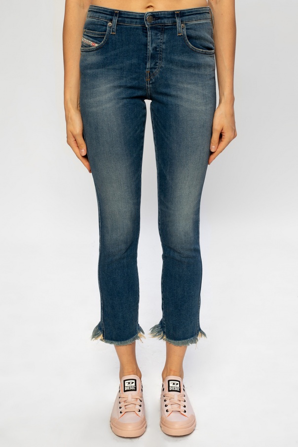 Diesel 'Babhila' jeans with raw edge | Dawn Jeans blu chiaro